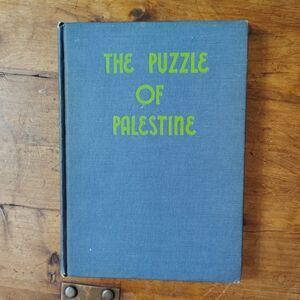 Blue Hardcover Book - The Puzzle of Palestine